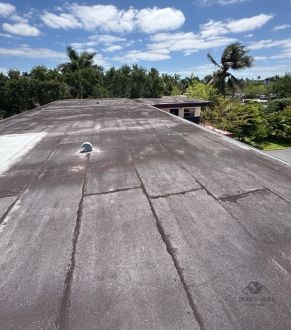 Commercial flat roof membrane in Florida City, FL