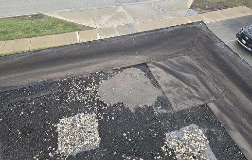 Dormer on a residential asphalt shingle roof in Lombard, IL