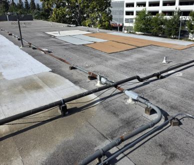 Commercial low-slope roof in Los Angeles, CA