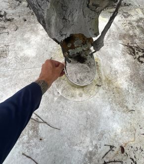 Storm collar flashing on a vent pipe in Tampa, FL