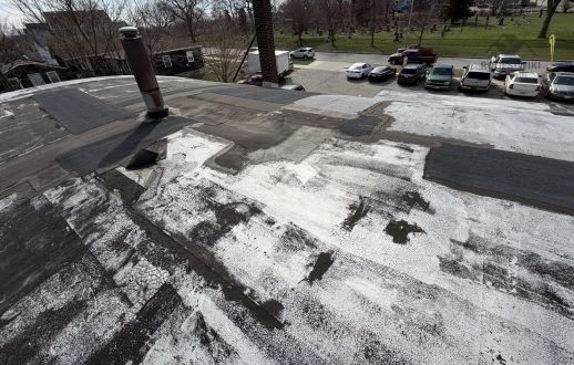 Commercial flat roof and rooftop equipment in Chicago Heights, IL