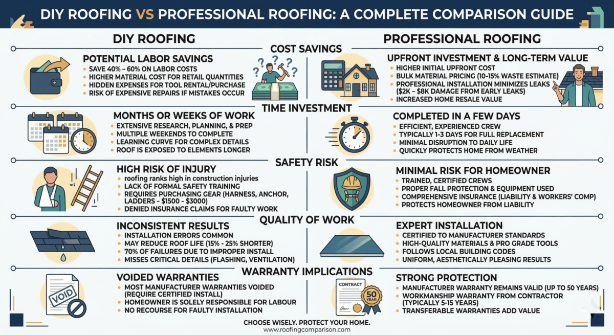 DIY Roofing Guide: What You Can Safely Fix Yourself | Roofs Wiki