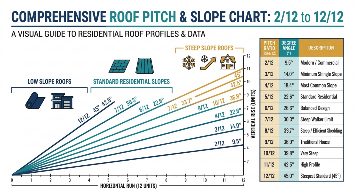 How to Measure Roof Pitch | 3 Easy Methods with Diagrams | Roofs Wiki