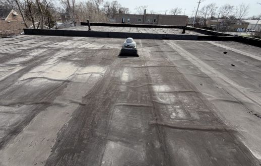 Modified bitumen flat roof in Harvey, IL