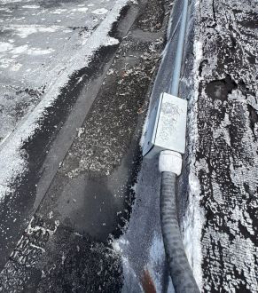 Repair patch on a gravel roof in Homestead, FL