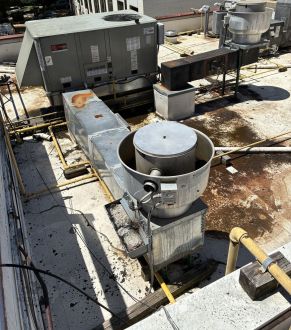 Plumbing vent stack with cap in Charlotte, NC